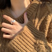 Chunky Edge Vintage Bypass Ring