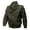 Army Green, variant on MuZeFu Jackets for Men Black Casual Men's Casual Fashion Zipper Cardigan Pocket Solid Color Stand Up Collar Long Sleeve Outwear Jackets Tops