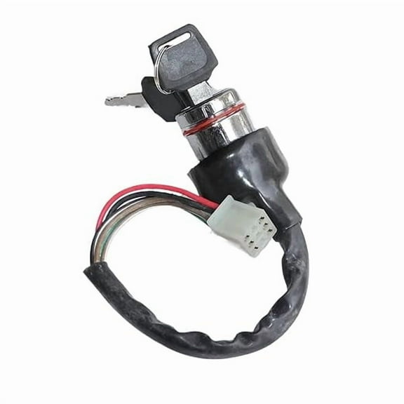 Applicable to Ignition Key Switch 6 Wires On Off Lock for Kids ATV Quad Dirt Bike Go Kart Motorcycle 50 for 90 110 150 250 Parts