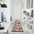 thumbnail image 4 of Yayeee Runner Rug for Bedroom 2'x6' Machine Washable Hallway Non Slip Mat, Whimsical Floral, 4 of 8