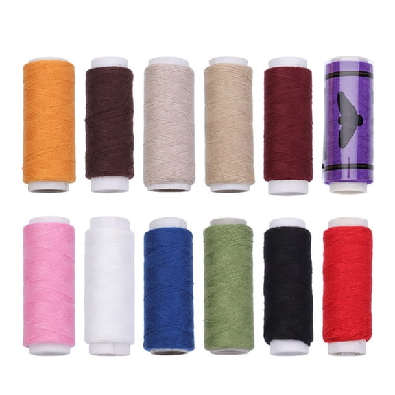 120 Spool of Polyester Sewing Thread Multicolored Spool Sewing Thread for Sewing