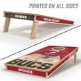 thumbnail image 4 of YouTheFan NFL Tampa Bay Buccaneers 2x4 Slogan Series Cornhole NO BAGS, 4 of 4