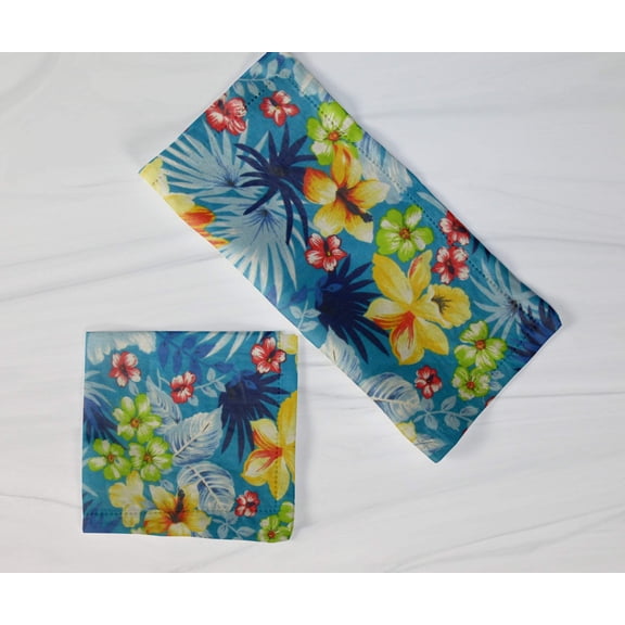 Cotton Hawaiian Tropical Napkins 18"X18"