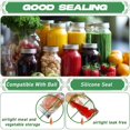 thumbnail image 2 of LEEYNEER 78 Pcs Wide Mouth Canning Lids with Rings Fits Ball  Kerr &amp; More  Premium Mason Jar Lids with Bands/Rings for Wide Mouth Ball  Kerr Jars - Food Grade Material, 2 of 7