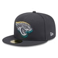 thumbnail image 3 of Men's New Era  Graphite Jacksonville Jaguars Official 2024 NFL Draft On Stage 59FIFTY Fitted Hat, 3 of 6