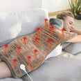 thumbnail image 2 of Electric Heating Massage Shawl Blanket Heated Pad for Neck Back Warmer Heat Adjustable Temperature ,Easy to Use, 2 of 7
