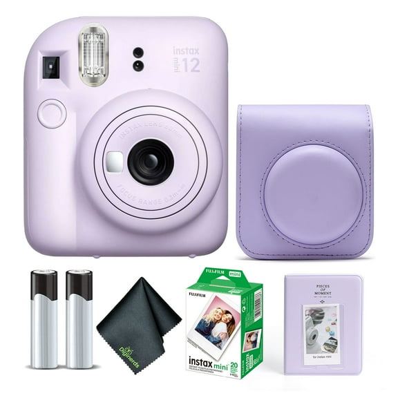 FUJIFILM INSTAX MINI 12 Instant Film Camera with Instant Film - Lilac Purple