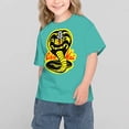 thumbnail image 2 of Cobra Kai T-Shirt for Boys Girls, Kids Novelty Crew Neck Tops, Lightweight Short Sleeve Tee, XS-XL, 2 of 9
