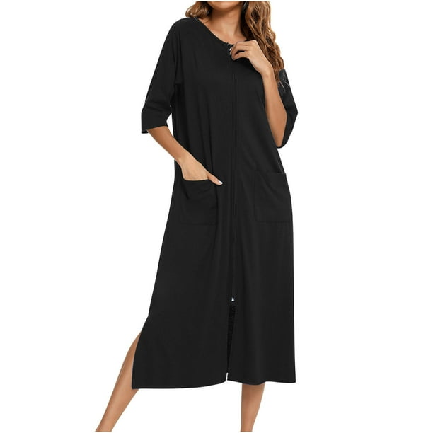 Limited Stock: Robes for Women Fuzzy, Women's Winter Warm Nightgown And ...