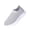 Gray, variant on Women's Orthopedic Slip On Walking Shoes Arch Support Wide Width Breathable Knit Mesh Lightweight Cushioned Non-Slip Nurse Work Athletic Sneakers for Everyday Wear