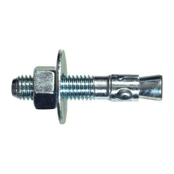 Hillman 370984 0.375 x 3 in. Zinc-Plated Steel Wedge Anchor Box of 25