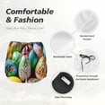 thumbnail image 4 of Salouo Easter Eggs Print Women's 2 in 1 Running Shorts Double-Layer Shorts Athletic Workout Gym Yoga Shorts Running Shorts for Women-Small, 4 of 7