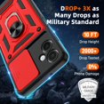 thumbnail image 3 of Funda ATUMP para Galaxy A06 6.7" Roja Antigolpes con Soporte Giratorio, 3 of 9