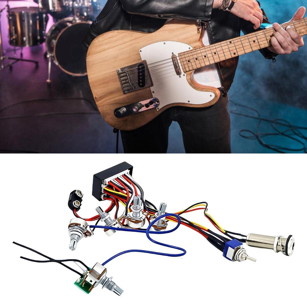 Yihuala Professional Amplifier Circuit Easy Installation Guitar Electronics for Enhancing Guitar and Bass Tone Control