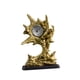 thumbnail image 2 of Colección de relojes de mesa con figuras de resina, estatua de reloj de mesa para TV, estante de oficina, alce, 2 of 9