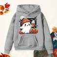 thumbnail image 4 of Ccpelsie Kids Hoodies for Boys Fall Winter Pullover Toddler Warm Hooded Sweatshirt Active Shirts(Grey,6-7 Years), 4 of 5