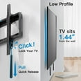 thumbnail image 6 of MountFTV UL certified tilt tv wall inch hanging bracket fits 37-75 LED plasma curved surface tv large tilt bracket fits 16-24 inchrigid studs up to, 600x400 mm, can carry 23.96 inches, 6 of 7