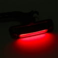 thumbnail image 2 of 2 Pieces LED Bike Tail Lamp Multi Modes Cycling Warning Light Waterproof USB Rechargeable Rear Light, Red Light, 2 of 9