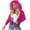 Hot Pink-01, variant on HTNBO Winter Coats for Women Thicken Fleece Lined Parkas Warm Cotton Jacket Coats with Faux Fur Hood
