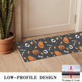 thumbnail image 3 of Gray Halloween Pumpkins Skulls and Bones Door Rugs,Washable Non Slip Door Mats Indoor,Decorative Door Mats,Entry Mat Indoor for Entrance,Bedroom,Kitchen,Bathroom,16"x47", 3 of 6