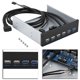 thumbnail image 4 of 9 Pin 19 Pin USB Hub to 2 USB 3.0 + 4 USB 2.0 Ports 6 Interfaces Metal Front Panel, 4 of 4