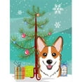 thumbnail image 1 of Carolines Treasures BB1626CHF Christmas Tree And Red Corgi Flag Canvas House Size, 1 of 4