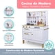 thumbnail image 5 of Cocina de Juguete de Madera Kids House para Niñas con Detalles Dorados, 5 of 7