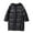 Black, variant on Girls Winter Thickened Hooded Long Coat, Warm Insulated Puffer Jacket with Pockets for Cold Weather,13-14 Years