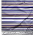 thumbnail image 1 of Soimoi Silk Fabric Horizontal Stripe Decor Fabric Printed Yard 42 Inch Wide, 1 of 5