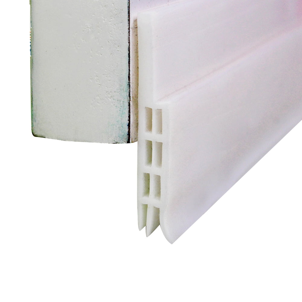 Door Sweep Weather Stripping Soundproof Rubber Bottom Seal Strip Draft Stopper Draught Excluder