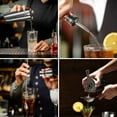 thumbnail image 4 of fafa-Cocktail Shaker, Cocktail Shakers 800ml, Cocktail Making Set 6 Piece, Cocktail Shaker Kit with Strainer, Double Jigger, Bar Mixing Spoon, Boston Shaker Bartender Maker Martini Sets, 4 of 4