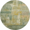 thumbnail image 2 of Addison Rugs Mayfield Premium Machine Washable Transitional Abstract Green Round Rug, 8' x 8', 2 of 6