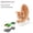 Green, variant on Realistic Chirping Bird Cat Toy with Catnip and Wand, Interactive Plush Toy for Indoor Cats to Bat Pounce and Carry, Green