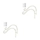 thumbnail image 4 of Soporte para plantas Toystoory Maceta colgante innovadora 2 piezas blanco 12 pulgadas, 4 of 6