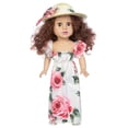 thumbnail image 3 of Fiudx Liquidación De Juguetes Linda Muñeca De Pelo Rizado Vestido Impreso Muñeca De Princesa Muñeca De Vinilo Juguete Para Niños 45Cm, 3 of 7