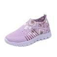 thumbnail image 3 of IEMIEMIEM Women's Athletic Shoes Slip On Walking Casual Comfort Lightweight Breathable Mesh Sock Shoe Non-Slip Tennis Running Sneakers 5.5 wide, 3 of 6