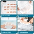 thumbnail image 2 of 2 Pack Ice Cube Trays For Freezer, Ice Ball Maker Mold Mini circle Round Ice Cube Mold with Lid 1.2in X 66PCS for Cocktail Whiskey Tea Coffee, 2 of 7