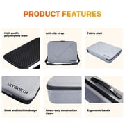 Skyworth 24-Inch Portable Display Carrying Case, Compatible with TV, Display, or Monitor – Gray