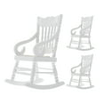 thumbnail image 1 of BEADCEST 3Pack Miniature Furniture Rocking Chair Wooden for Home and Christmas Decorations, 1 of 8