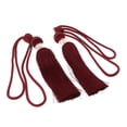 thumbnail image 1 of 1 par , bos colgantes para cortinas, alzapaños de cuerda, cortinas, alzapaños, bor, cuerda para ventana, para habitación de rojo Soledad Cortina Tieback borlas Fringe, 1 of 7