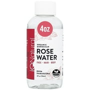 iQ Natural Rose Water Spray Toner for All Skin Types, 4 fl oz
