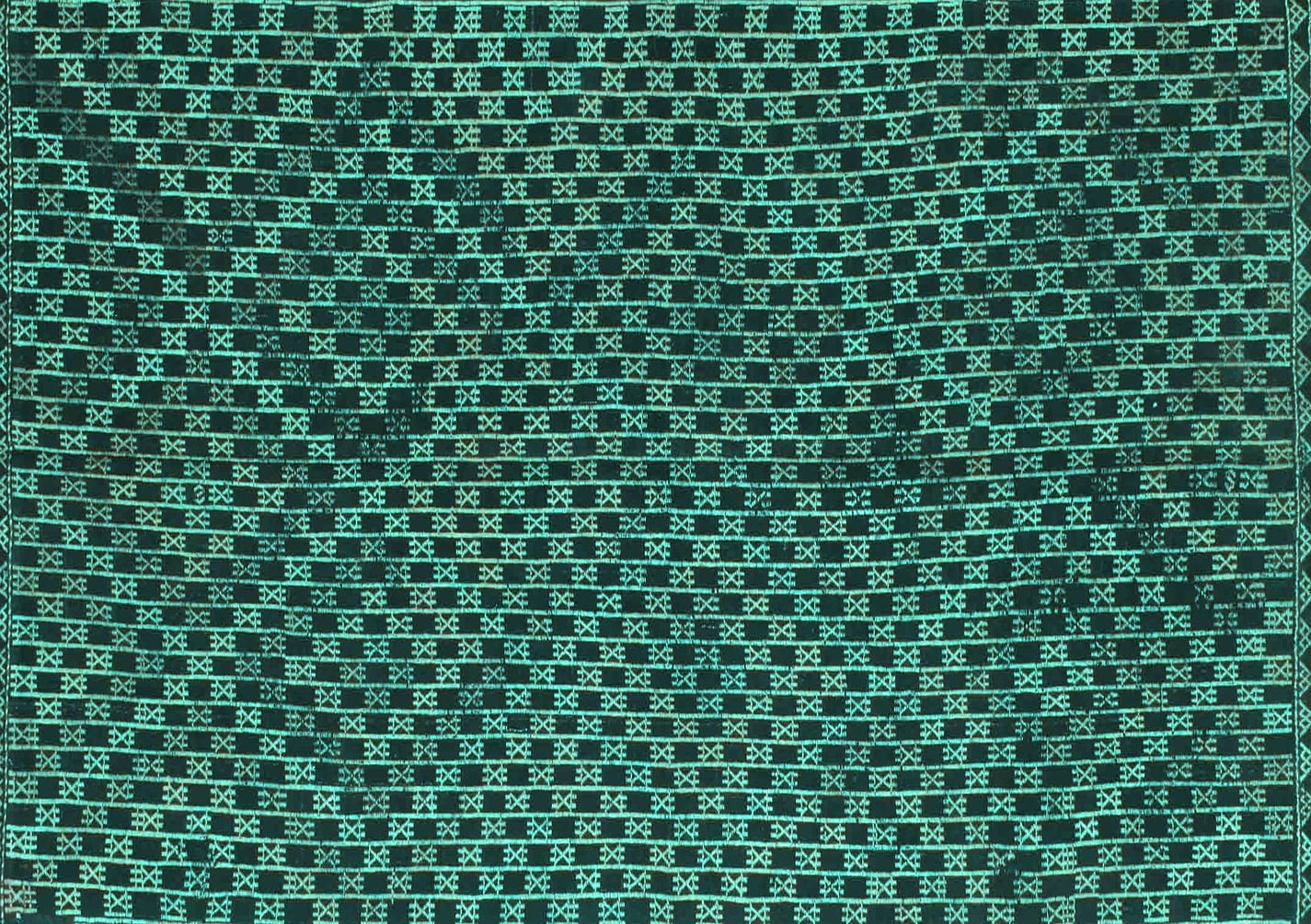 Ahgly Company Indoor Rectangle Abstract Turquoise Blue Contemporary