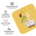 thumbnail image 4 of Balery 6 Pcs Sunflower Gnomes5leather Coasters Set, Drink Table Cup Coasters For Living Room Kitchen Coffee Decor, 4 of 9