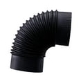 thumbnail image 4 of Codo de estufa de 90 degree Accesorio de montaje sencillo Accesorio de codo de chimenea negro Identificación 125 cm, 4 of 8