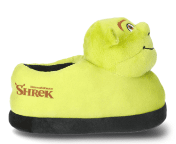 Shrek and Donkey Little and Big Boys’ Plush 3D Slippers, Sizes 11-5