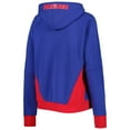 thumbnail image 3 of Women's Starter Blue New York Rangers Wishbone Half-Zip Hoodie, 3 of 3