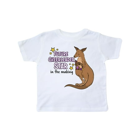 

Inktastic Future Cheerleader Star in the Making Kangaroo Gift Toddler Boy or Toddler Girl T-Shirt