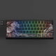 thumbnail image 2 of Tecla -e con Degradado PBT, Talla Lateral Personalizada, Semitransparente para Teclados Mecánicos 60/84/98/108, Color Rojo., 2 of 6
