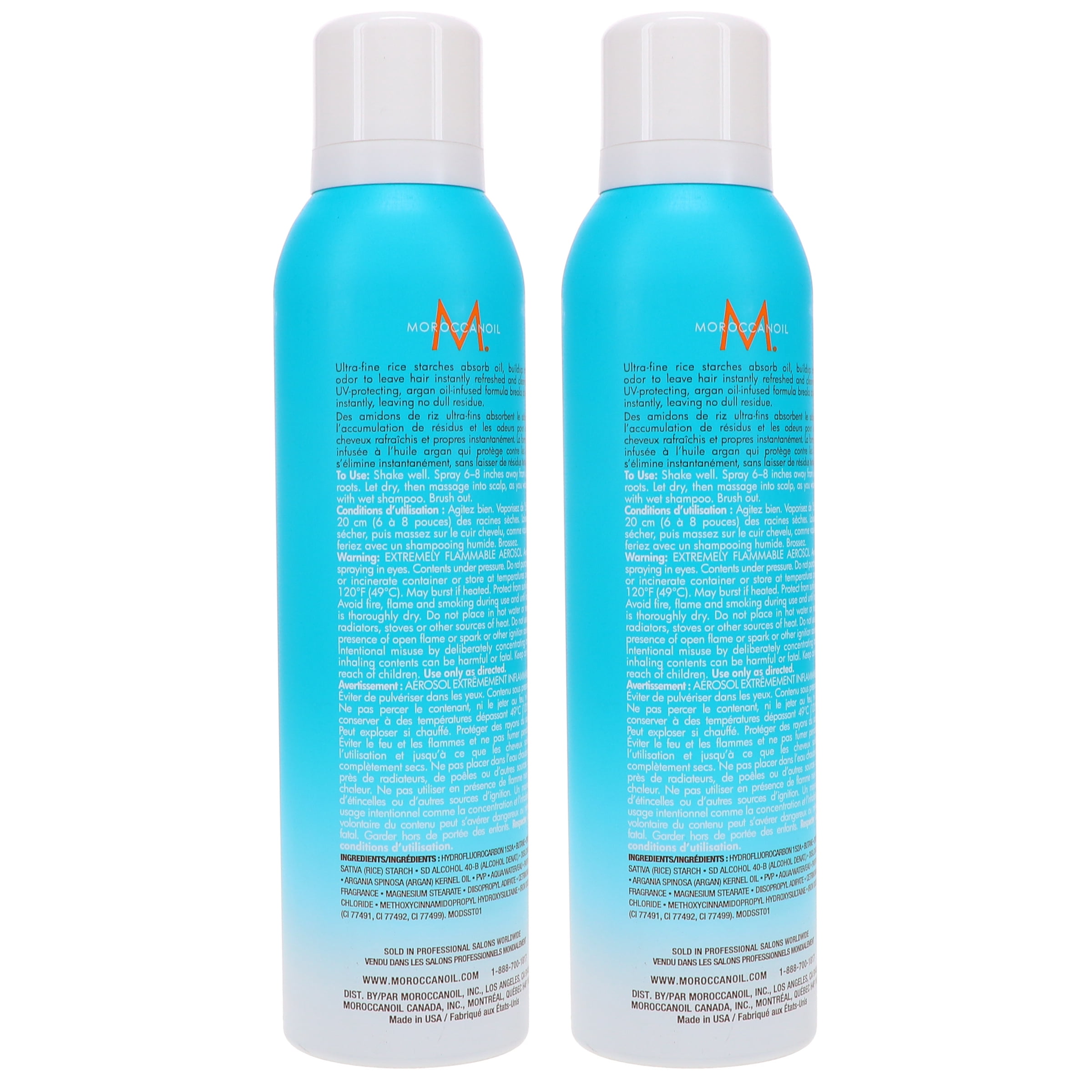 Moroccanoil Dry Shampoo Dark Tones 5.4 oz 2 Pack
