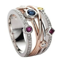 SDJMa Adjustable Thumb Rings for Women Acrylic Chunky Rings Jewelry Beautiful Ring 6-10 Flower Size Ring Copper Women Gorgeous Jewelry Rings Cute Simple Rings